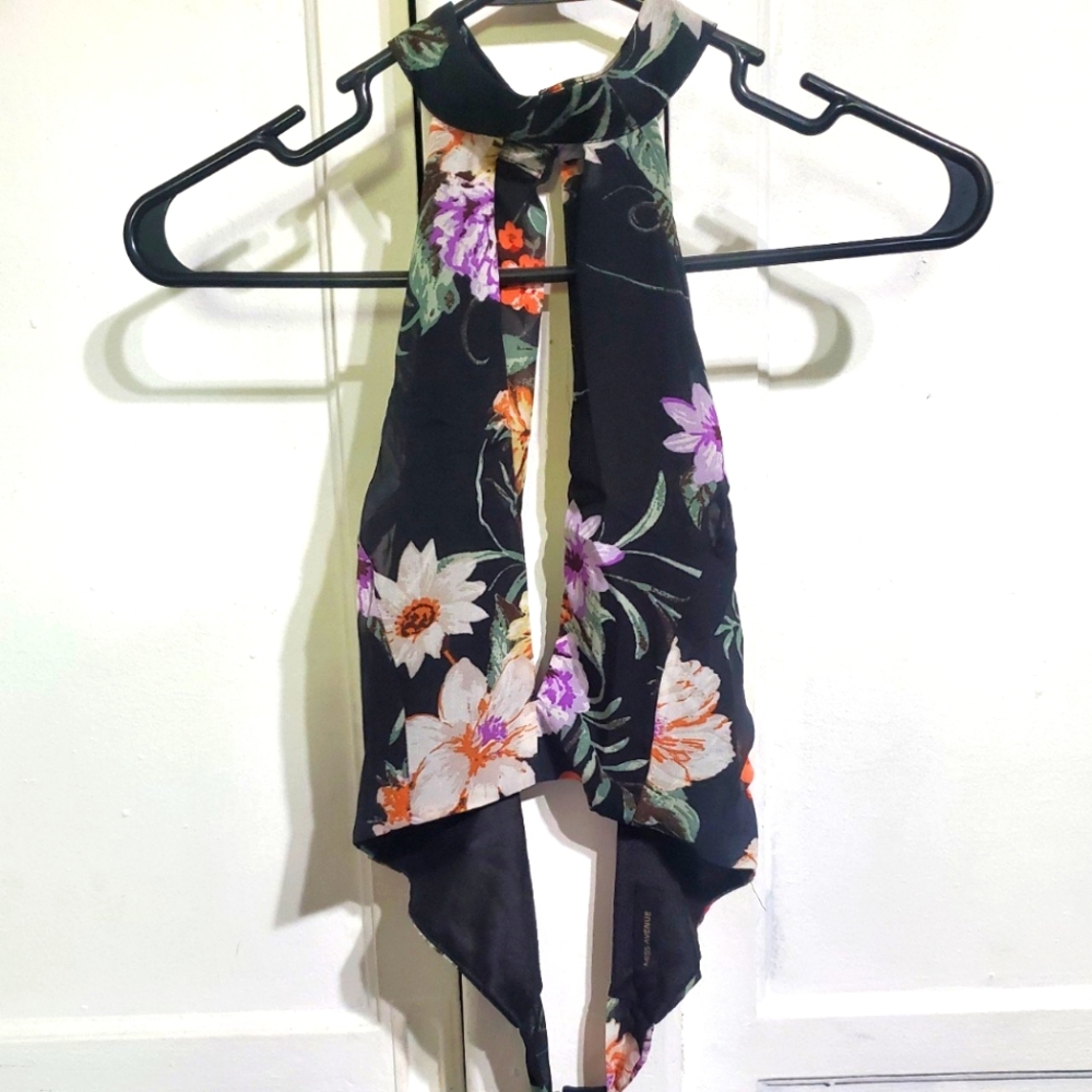 Floral halter top short set